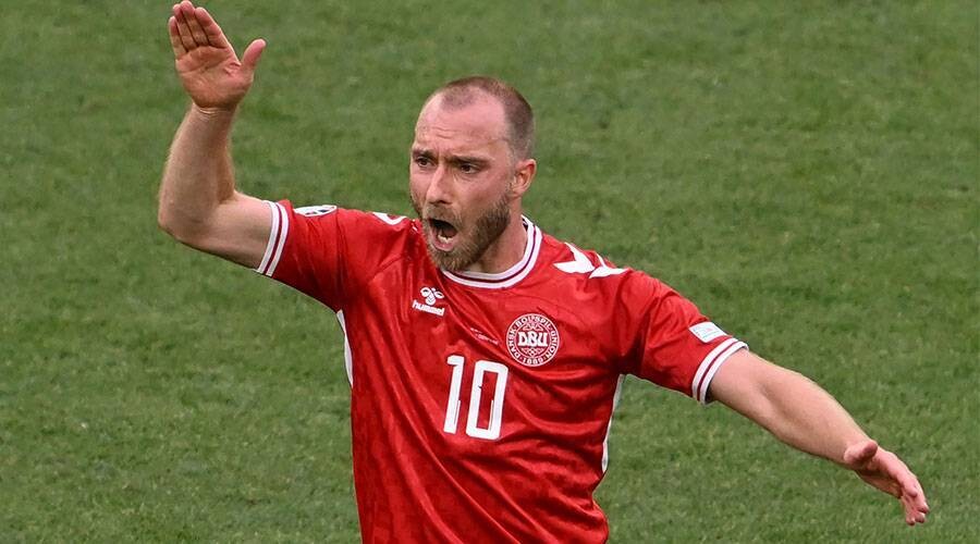 Христиан Эриксен из Дании забил на Чемпионате Европы 2024 года после 1100-дневного отсутствия